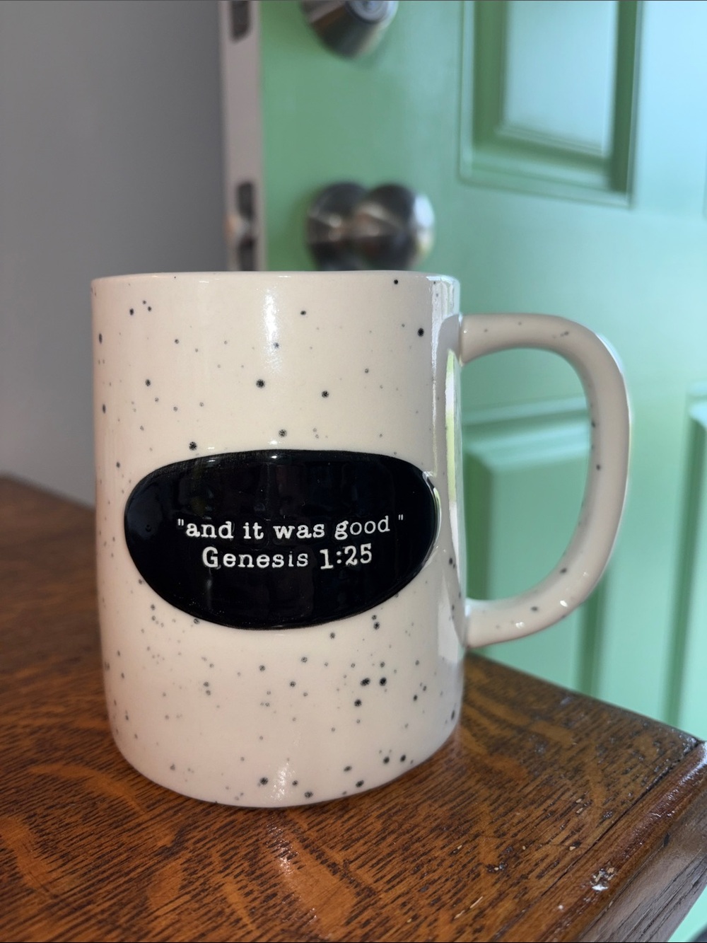 Bible Verse Coffee Mug - Genesis 1:25